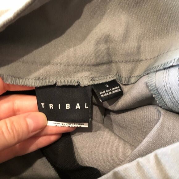 NWT Tribal Grey Capri Pants - Picture 6 of 7